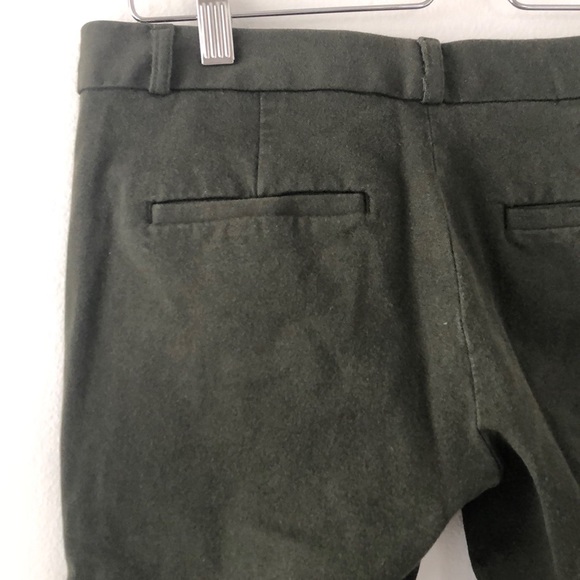 Banana republic dark green crop Sloan pants - Picture 4 of 6